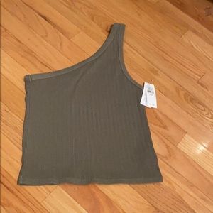 Off shoulder tank . New with tags.